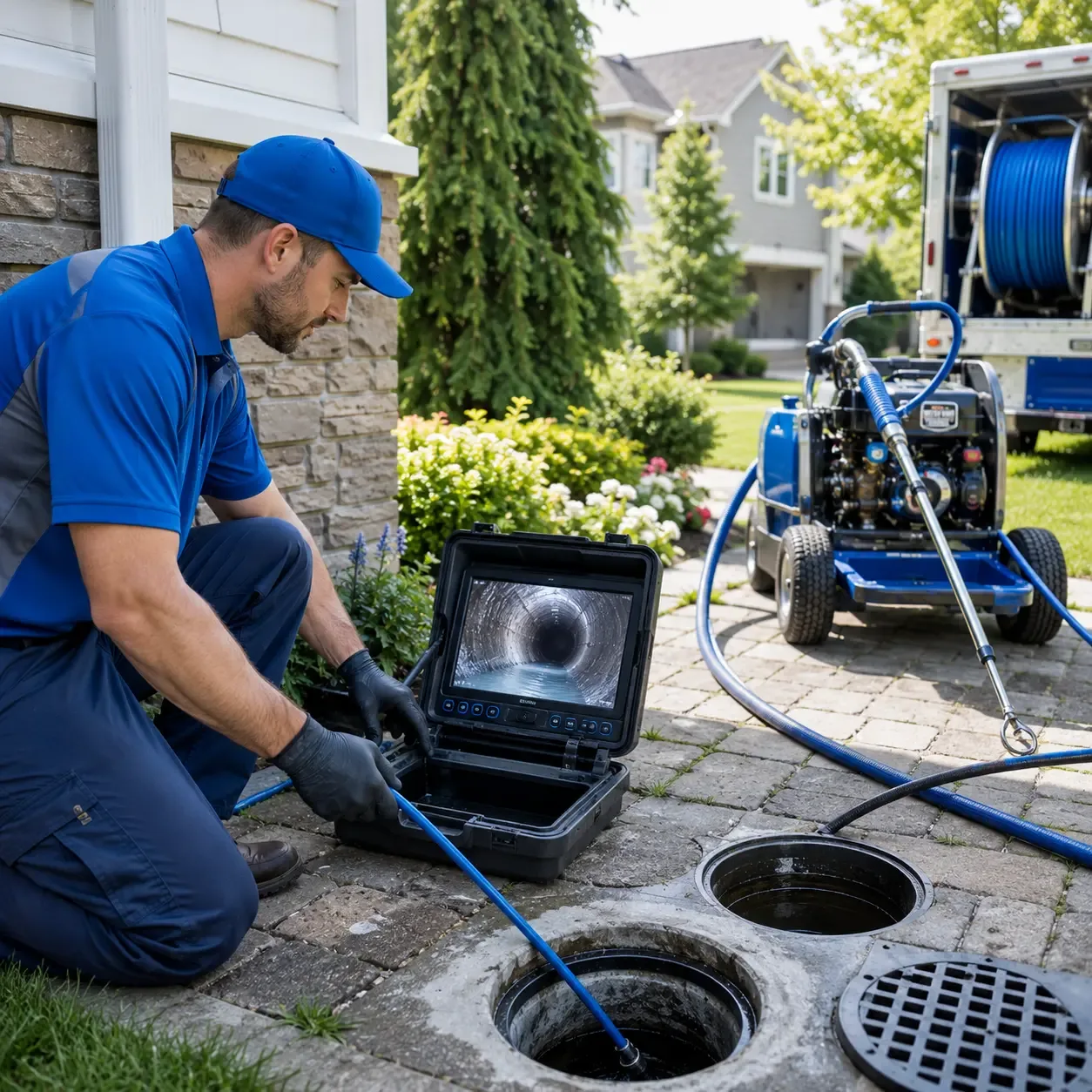 Outdoor drain cleaning professionals serving Bridgeport, CA
